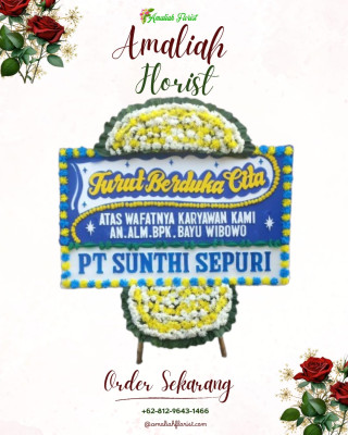 Papan Bunga Duka di Bonasari