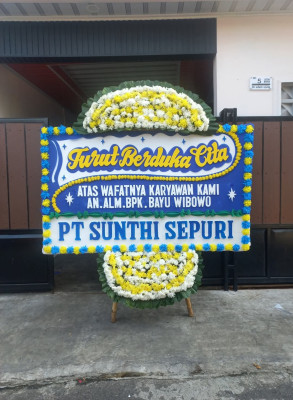Papan Bunga Duka di Bonasari