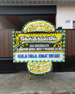 Papan Bunga Duka di Bonasari